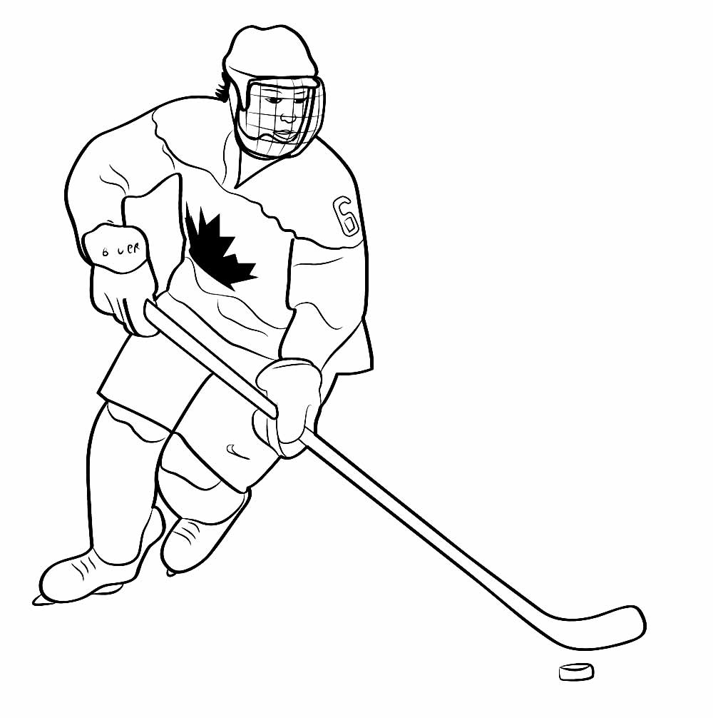 Desenho de Hockey