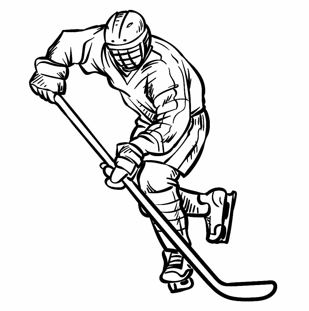 Desenho de Hockey