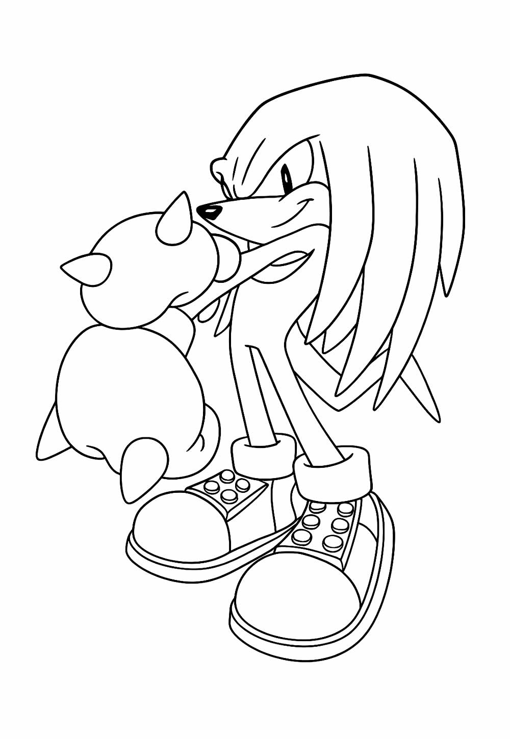 Desenhos Knuckles the Echidna Pintar