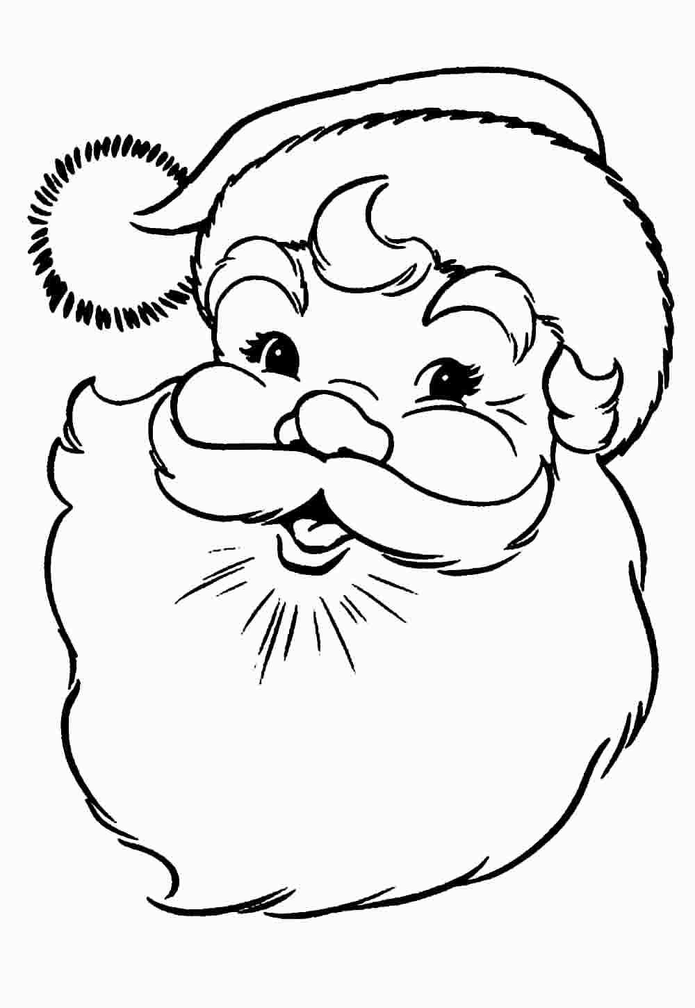 Desenho de Papai Noel