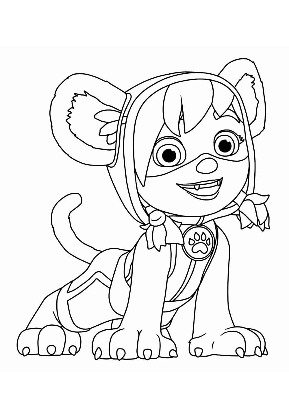 Desenho de Patrulheiros em Ação