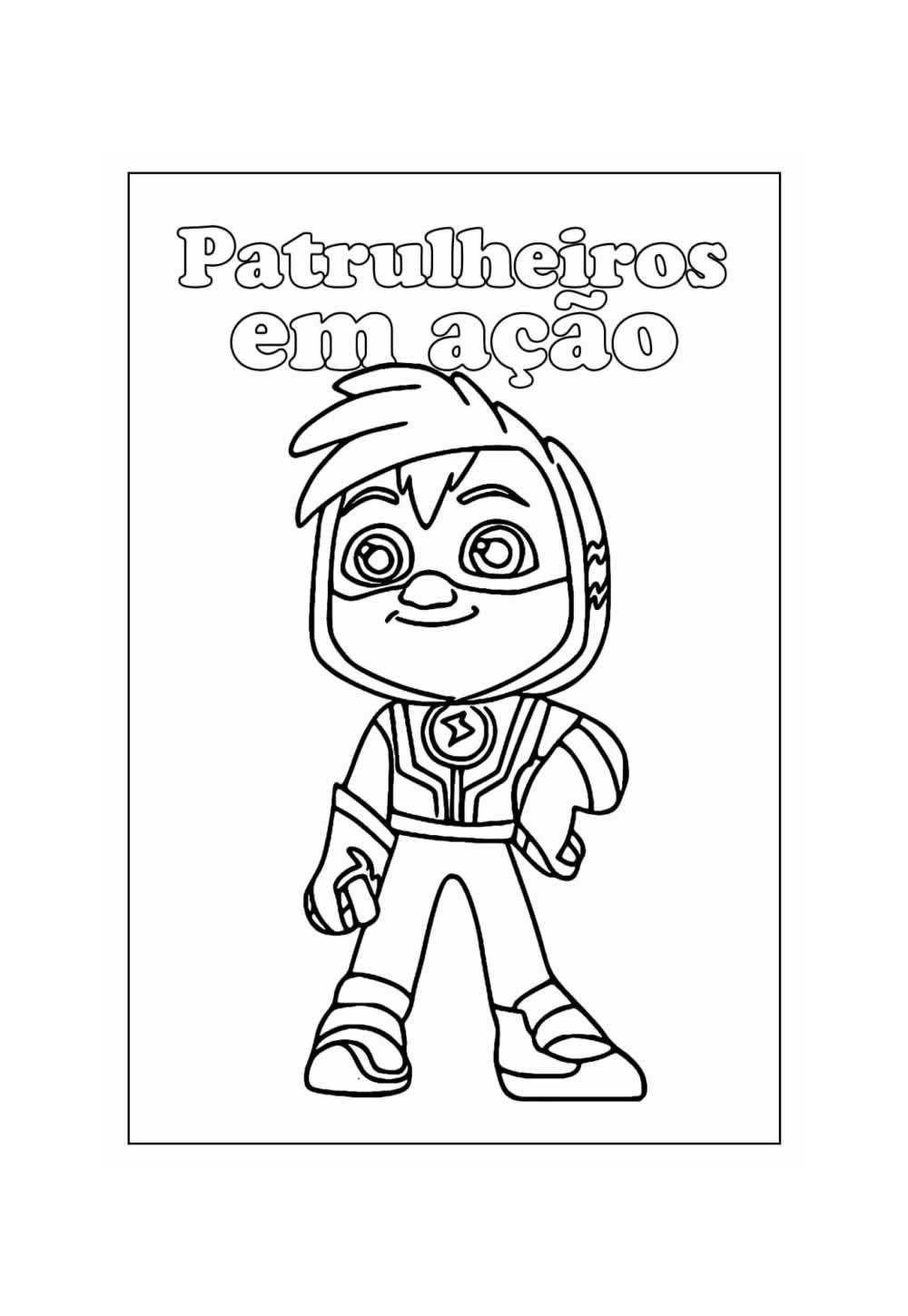 Desenhos de Patrulheiros em Ação para colorir