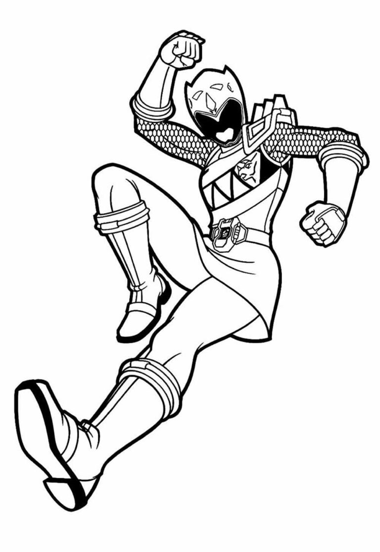 Desenhos dos Power Rangers para colorir - Bora Colorir