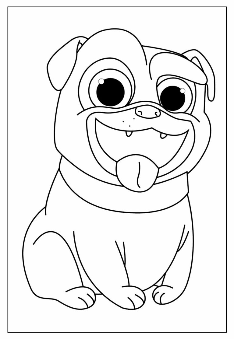 Desenhos de Puppy Dog Pals para colorir - Bora Colorir