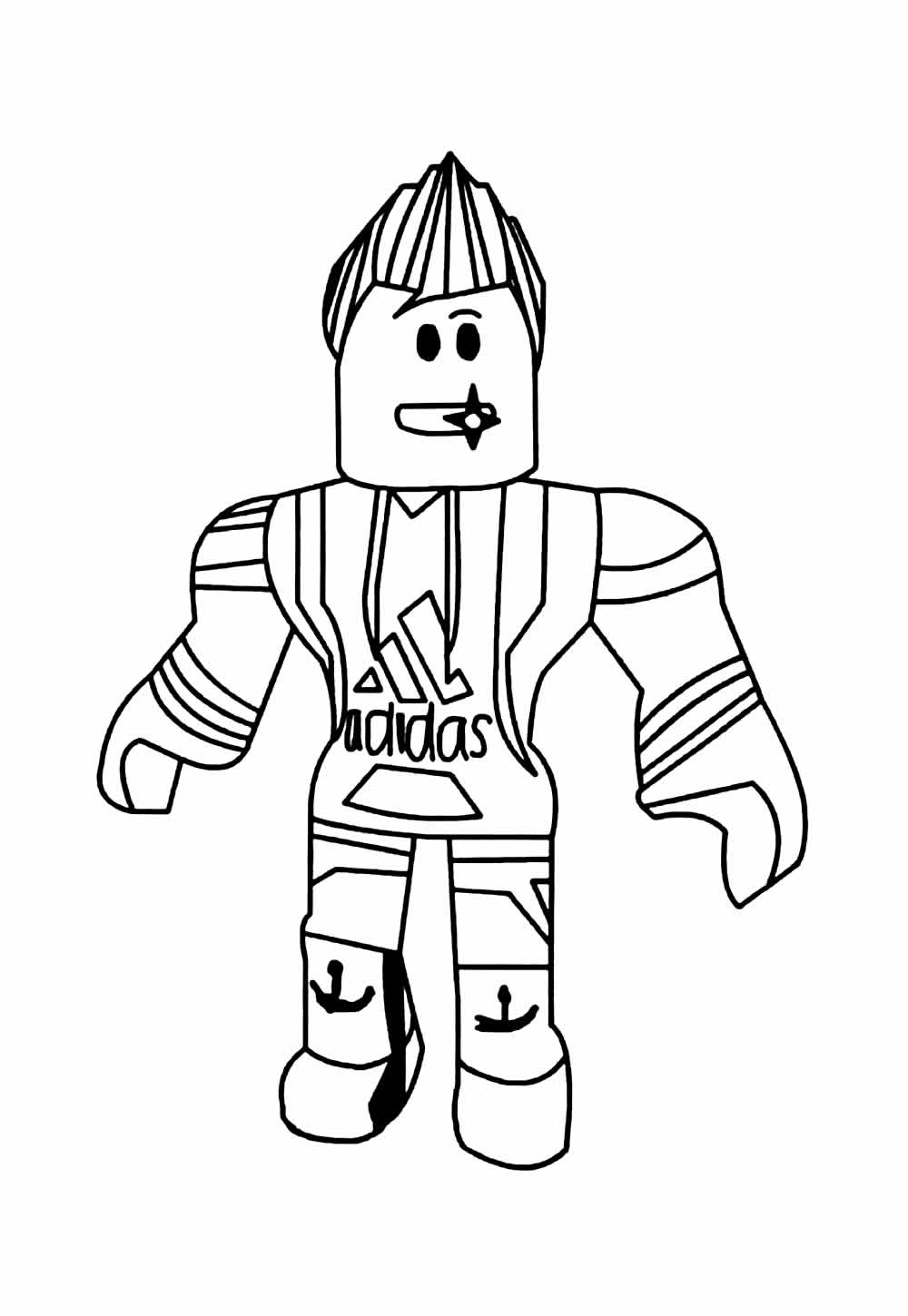 Desenho do Roblox para colorir