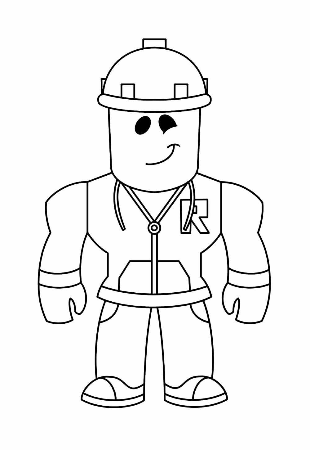 Roblox para colorir