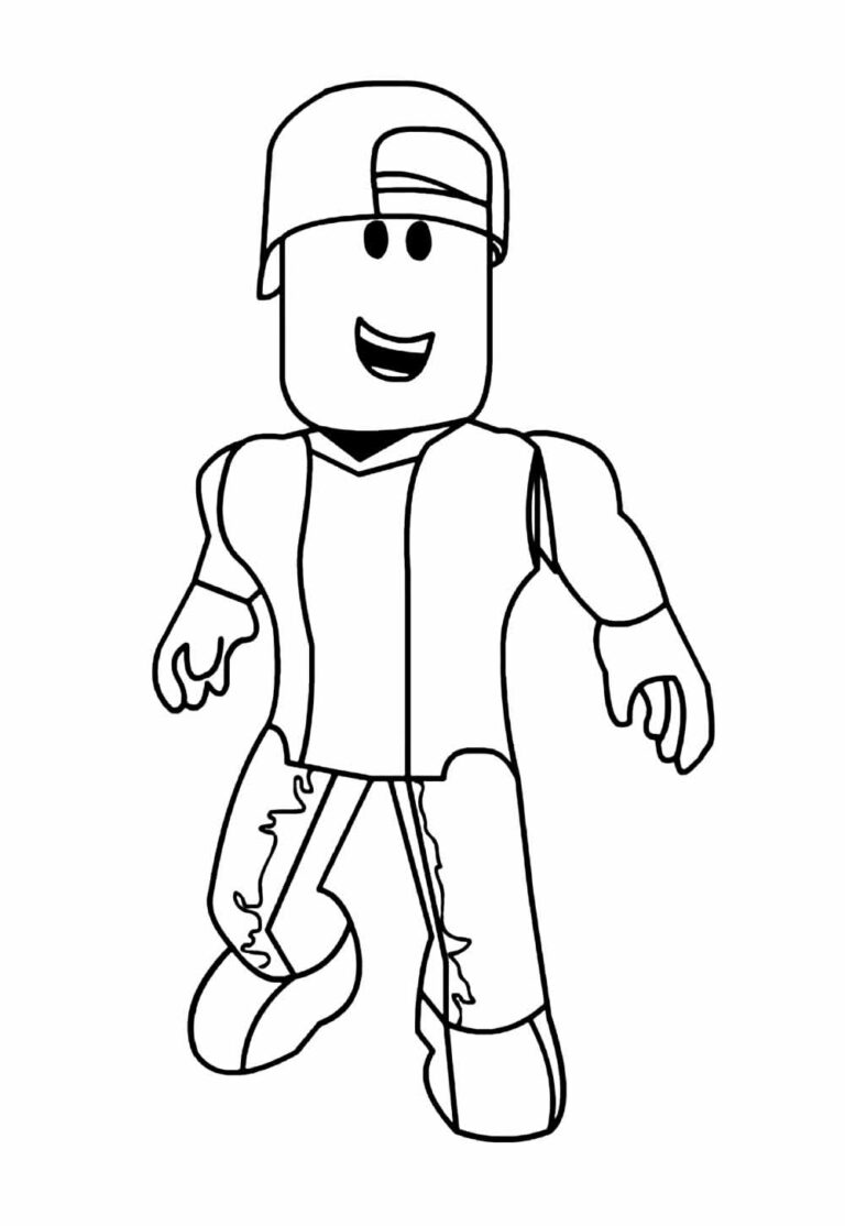 Desenhos de Roblox para colorir - Bora Colorir