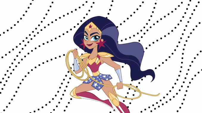 Desenhos das Super Hero Girls para colorir