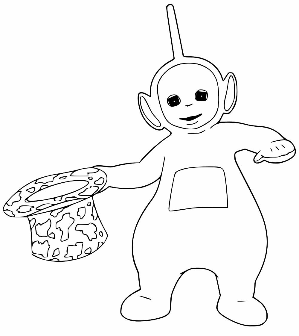 Desenho de Teletubbies para colorir