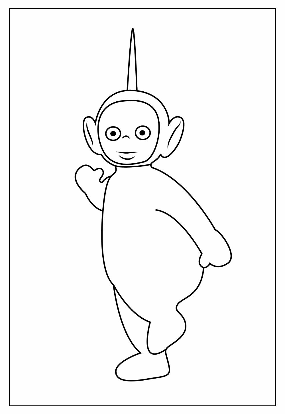 Desenho de Teletubbies para colorir