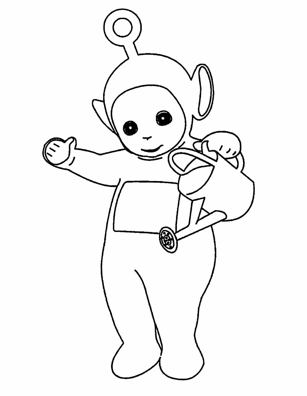 Desenho de Teletubbies para pintar