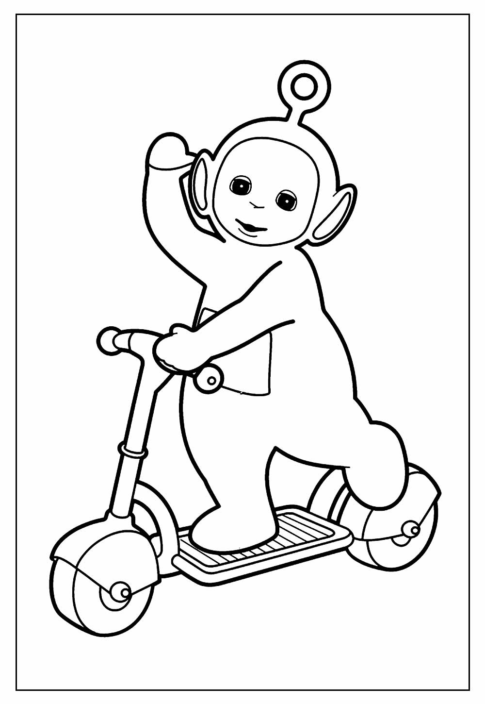 Desenho de Teletubbies para imprimir