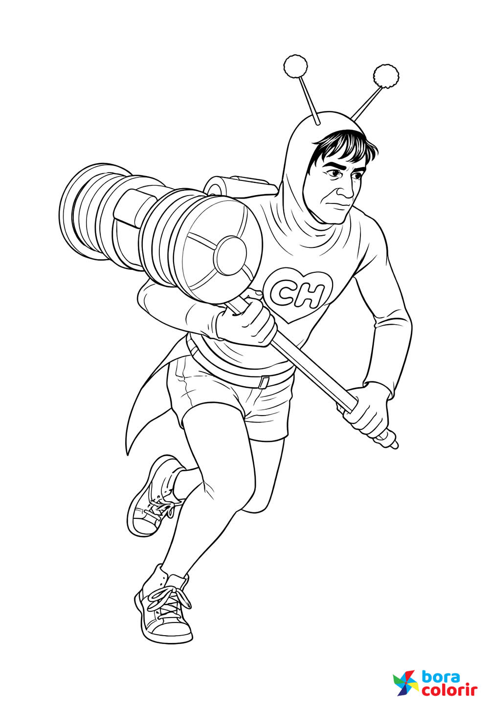 Desenho de Chapolin para colorir