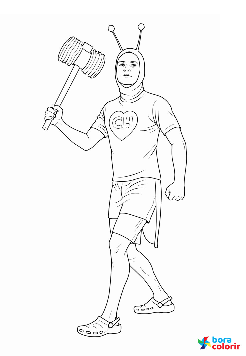 Chapolin para colorir