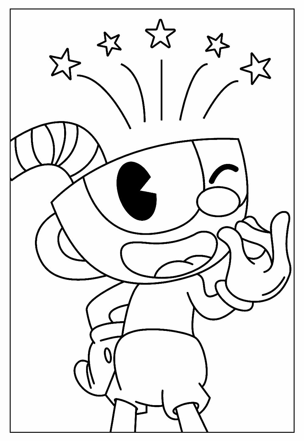 Desenho de Cuphead