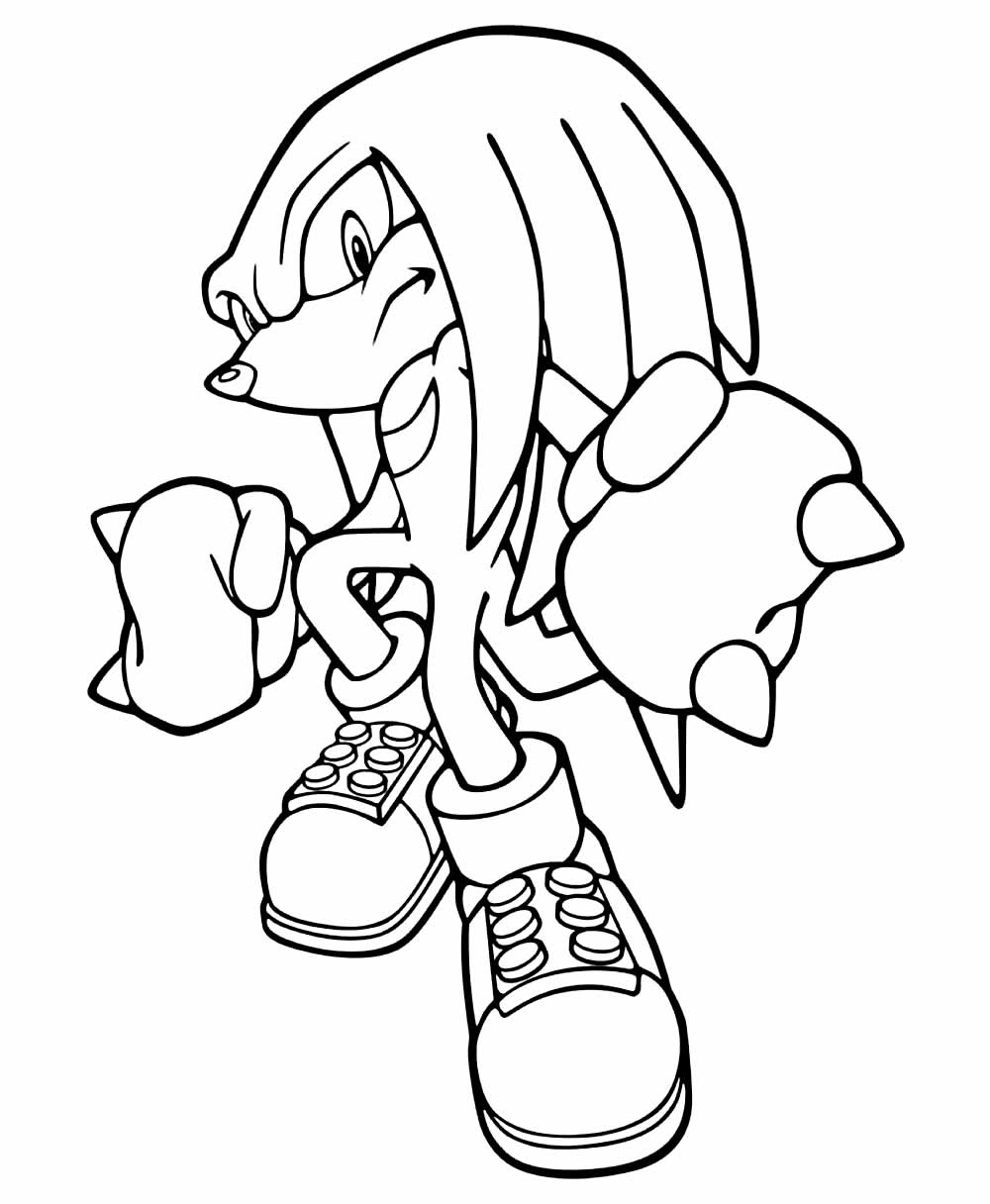 Desenho de Knuckles the Echidna