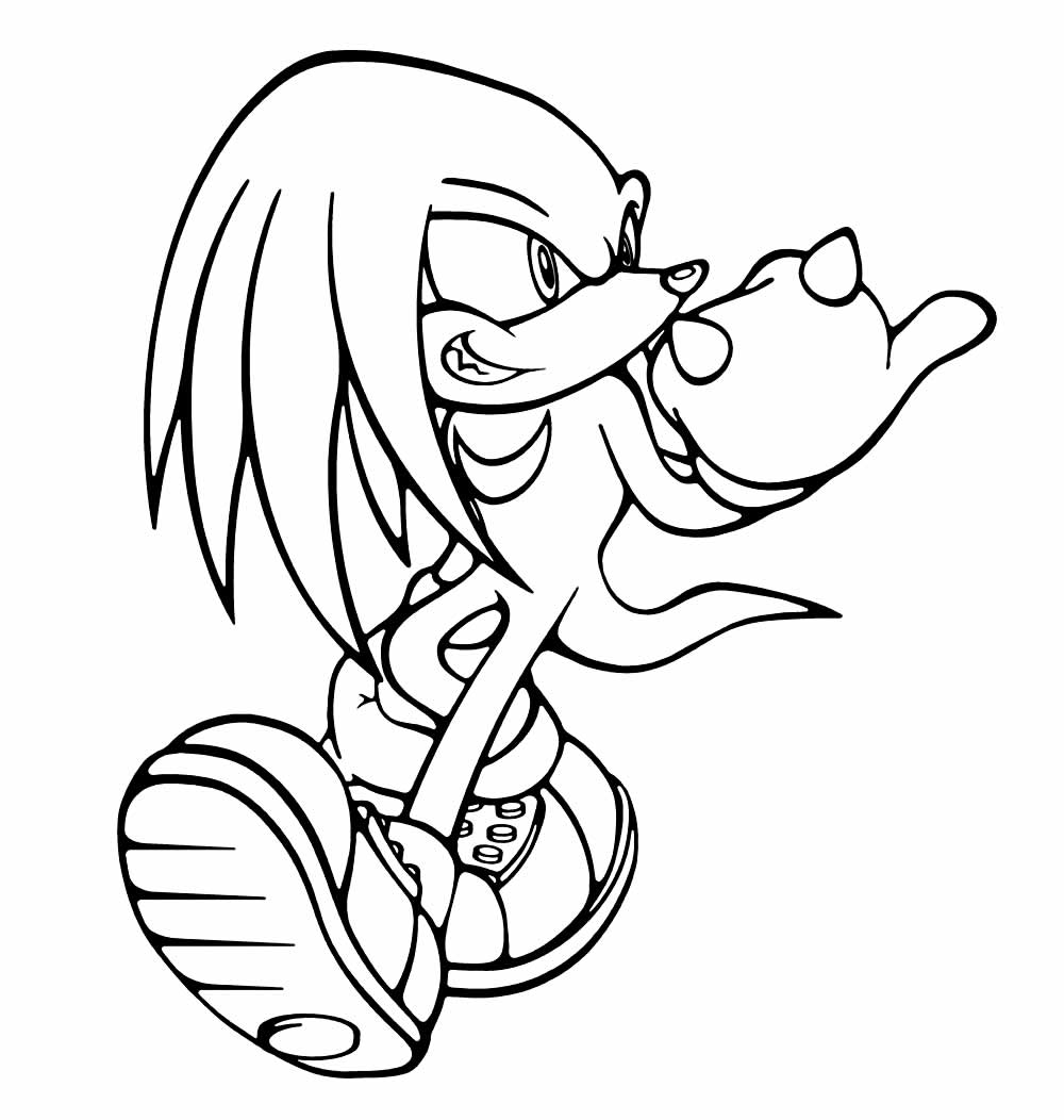 Desenho do Sonic