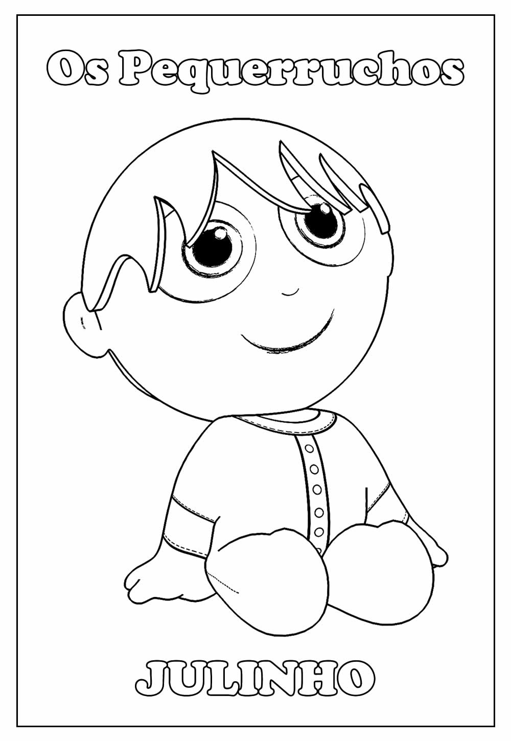 Desenho de Julinho para colorir - Os Pequerruchos