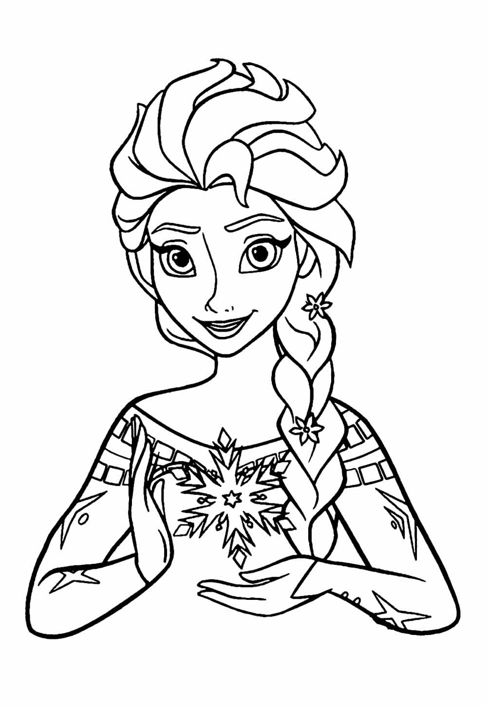 Desenho da Frozen