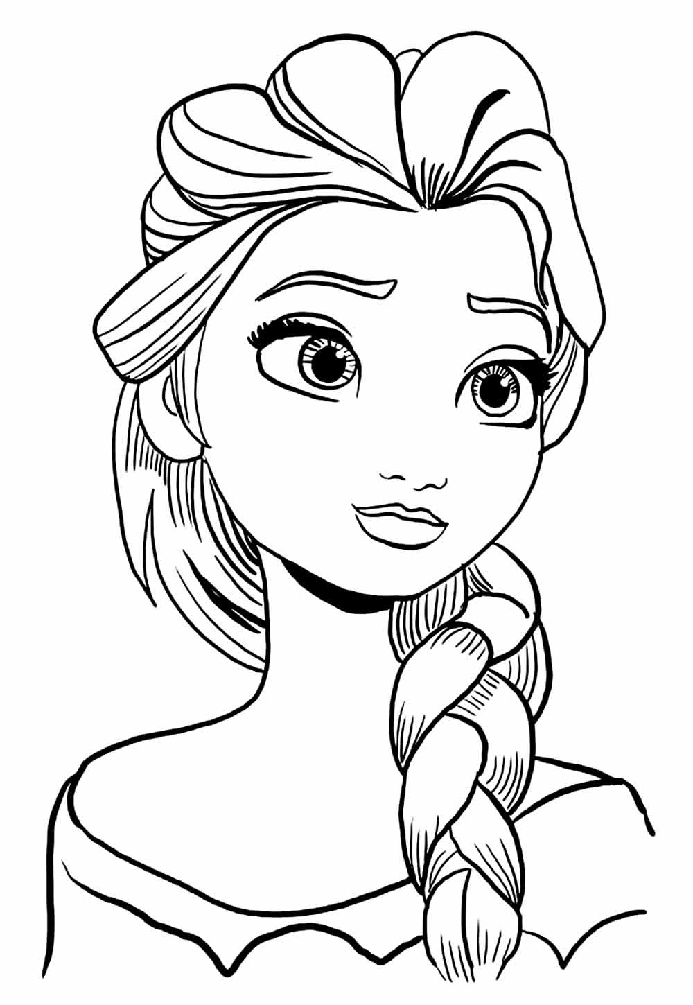 Desenho de Frozen para colorir