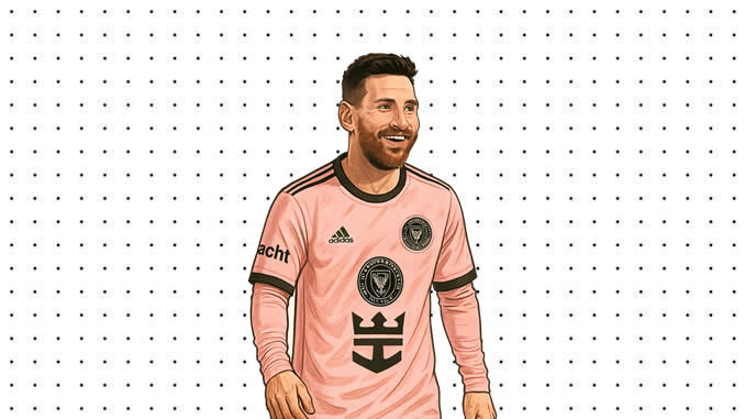 Desenhos de Messi para colorir