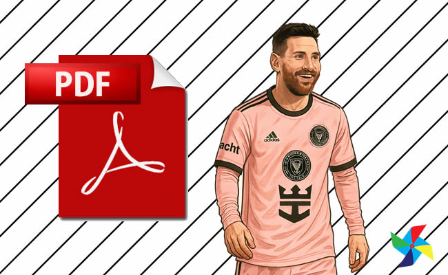 Desenhos de Messi em PDF