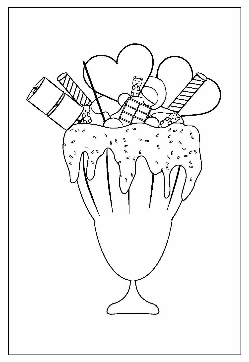 Desenho de Milkshake para colorir  Desenhos para colorir e imprimir gratis