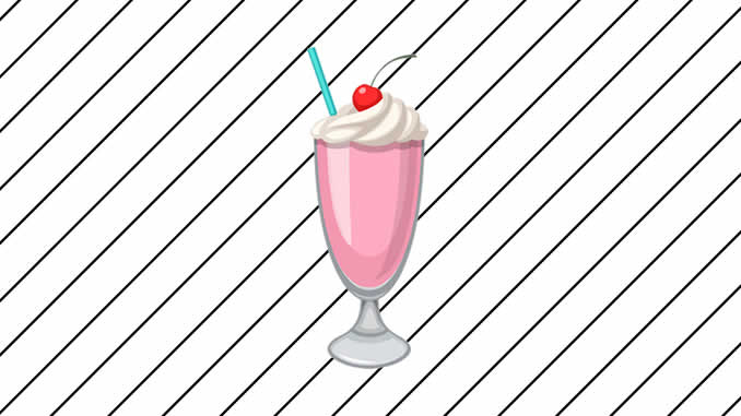 Desenhos de Milk-shake para pintar