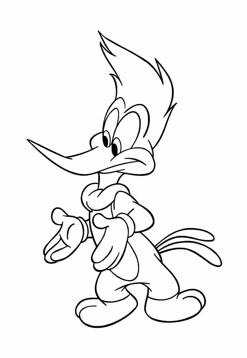 Desenho de Pica-Pau