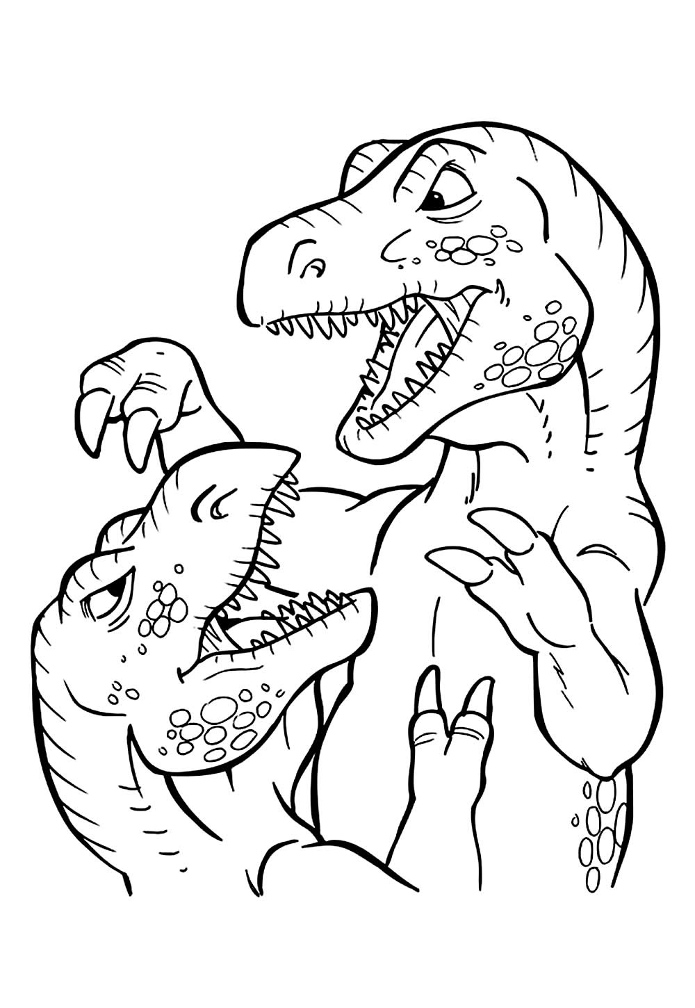 Desenhos T-Rex Colorir