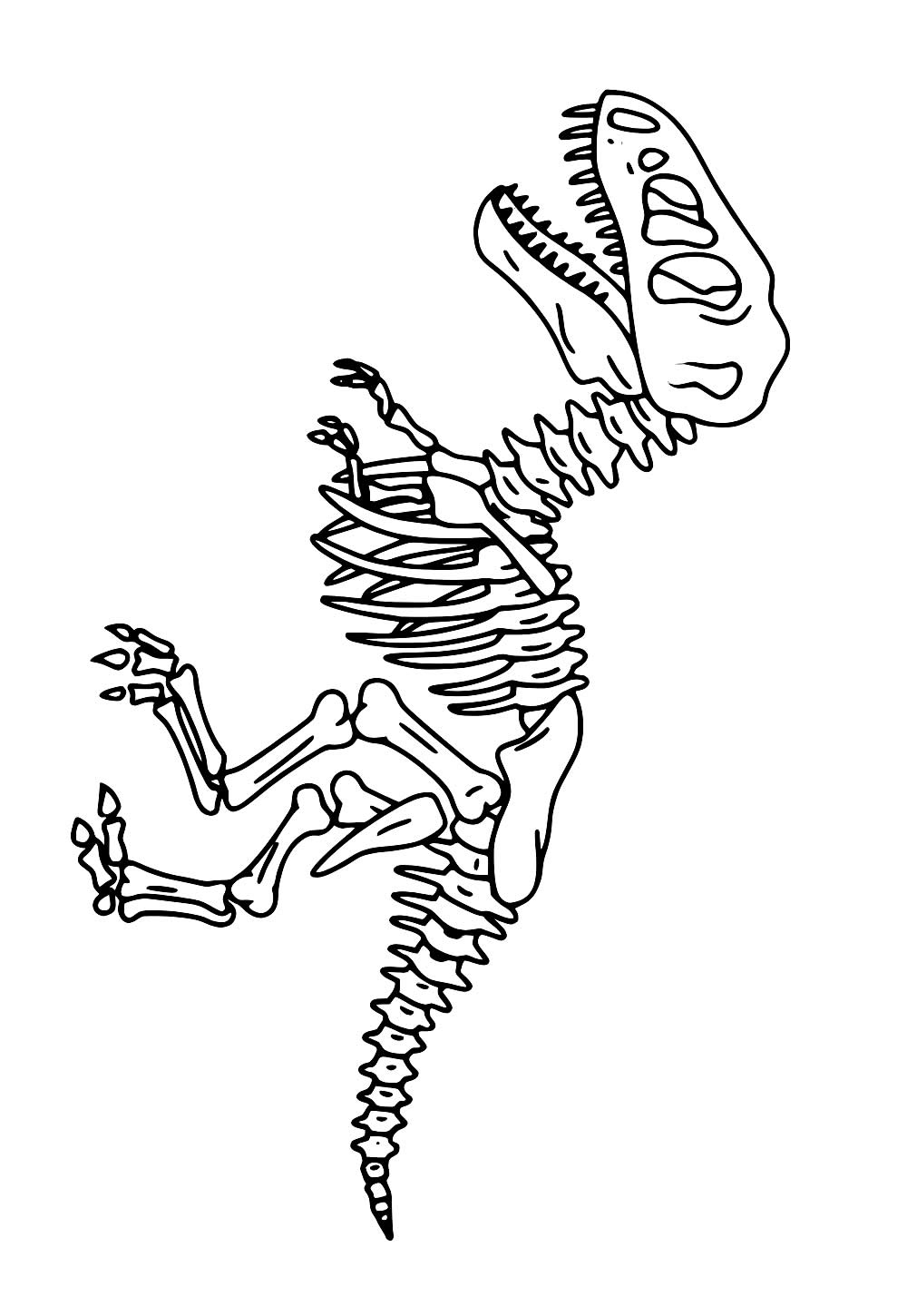 Desenhos T-Rex Colorir
