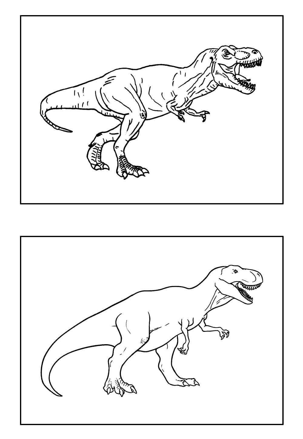 Desenho de T-Rex