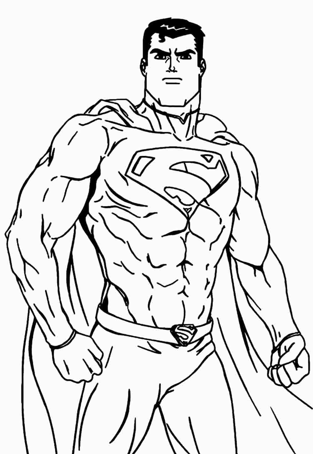 Super-Homem para colorir