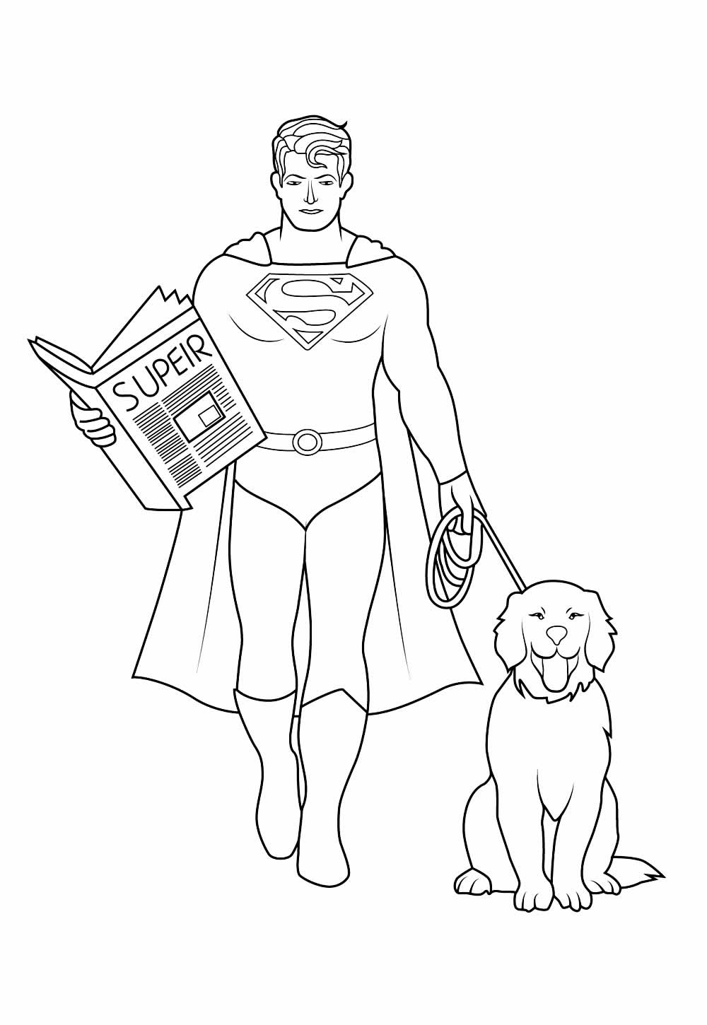 Desenho do Super-Homem