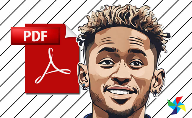 Desenhos de Neymar em PDF para colorir