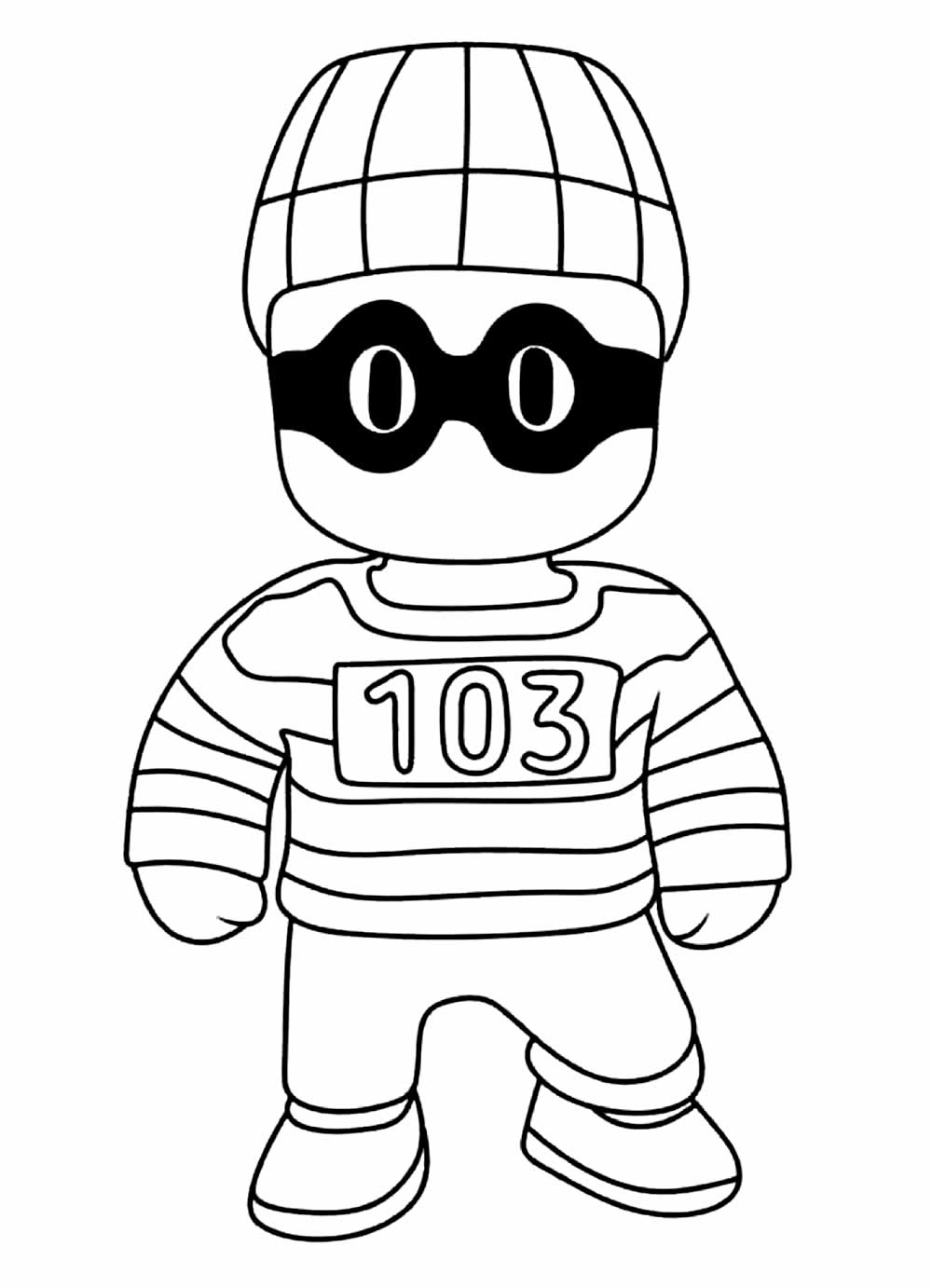 Divertidos Desenhos de Stumble Guys para Colorir