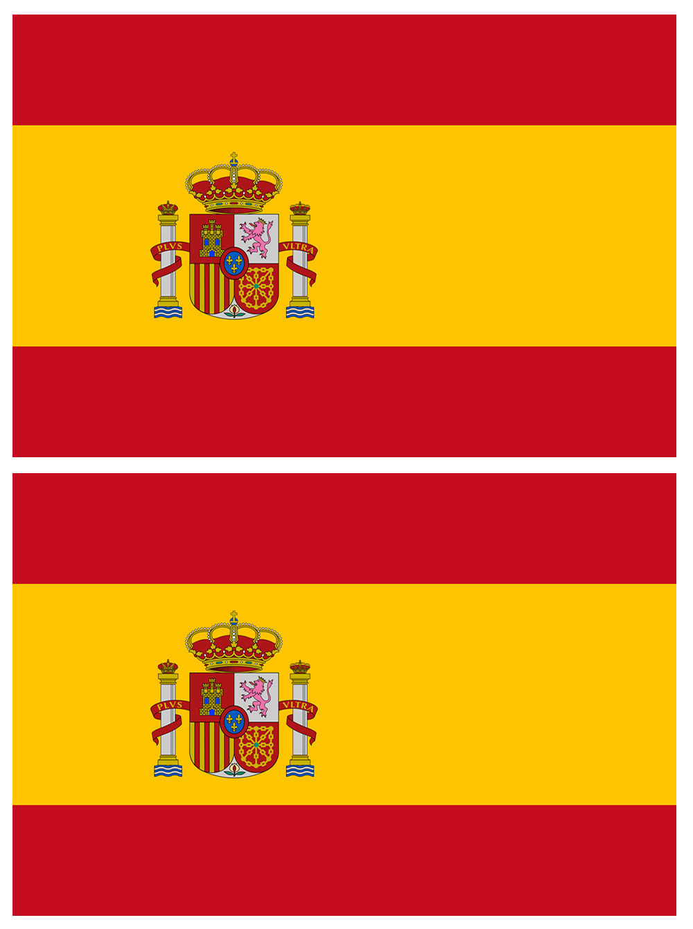 Duas Bandeiras da Espanha