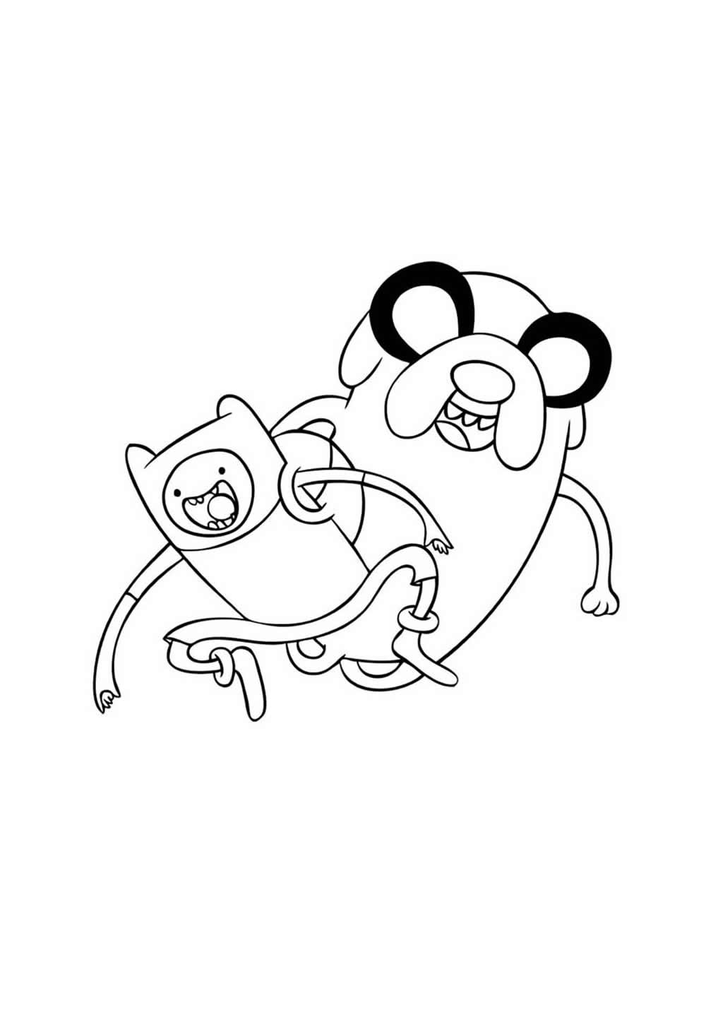 Desenho A Hora da Aventura Colorir