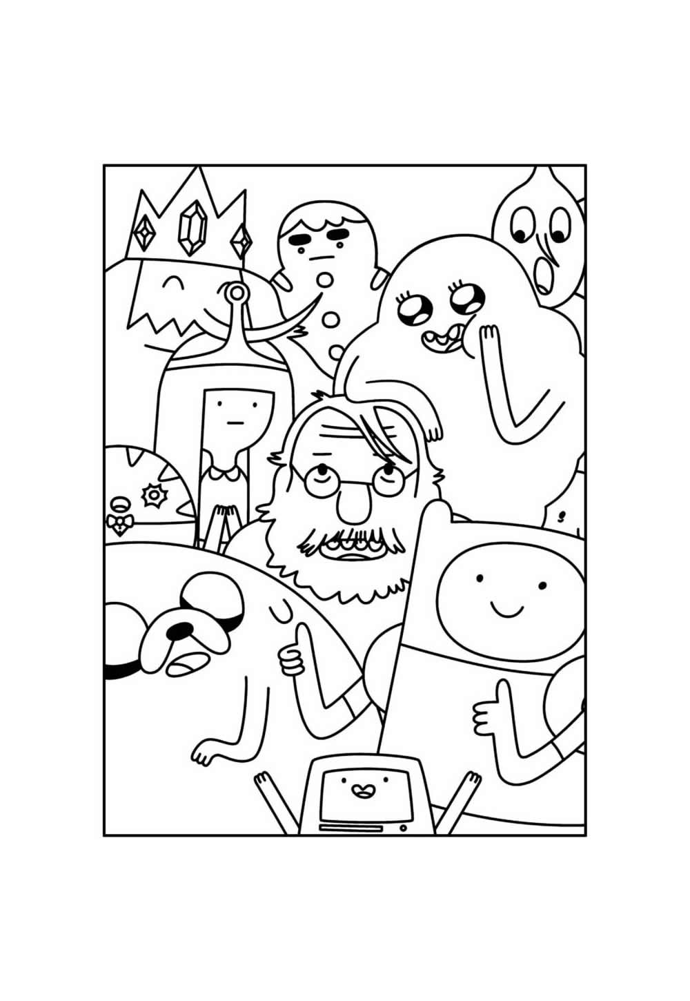 Desenho de A Hora da Aventura