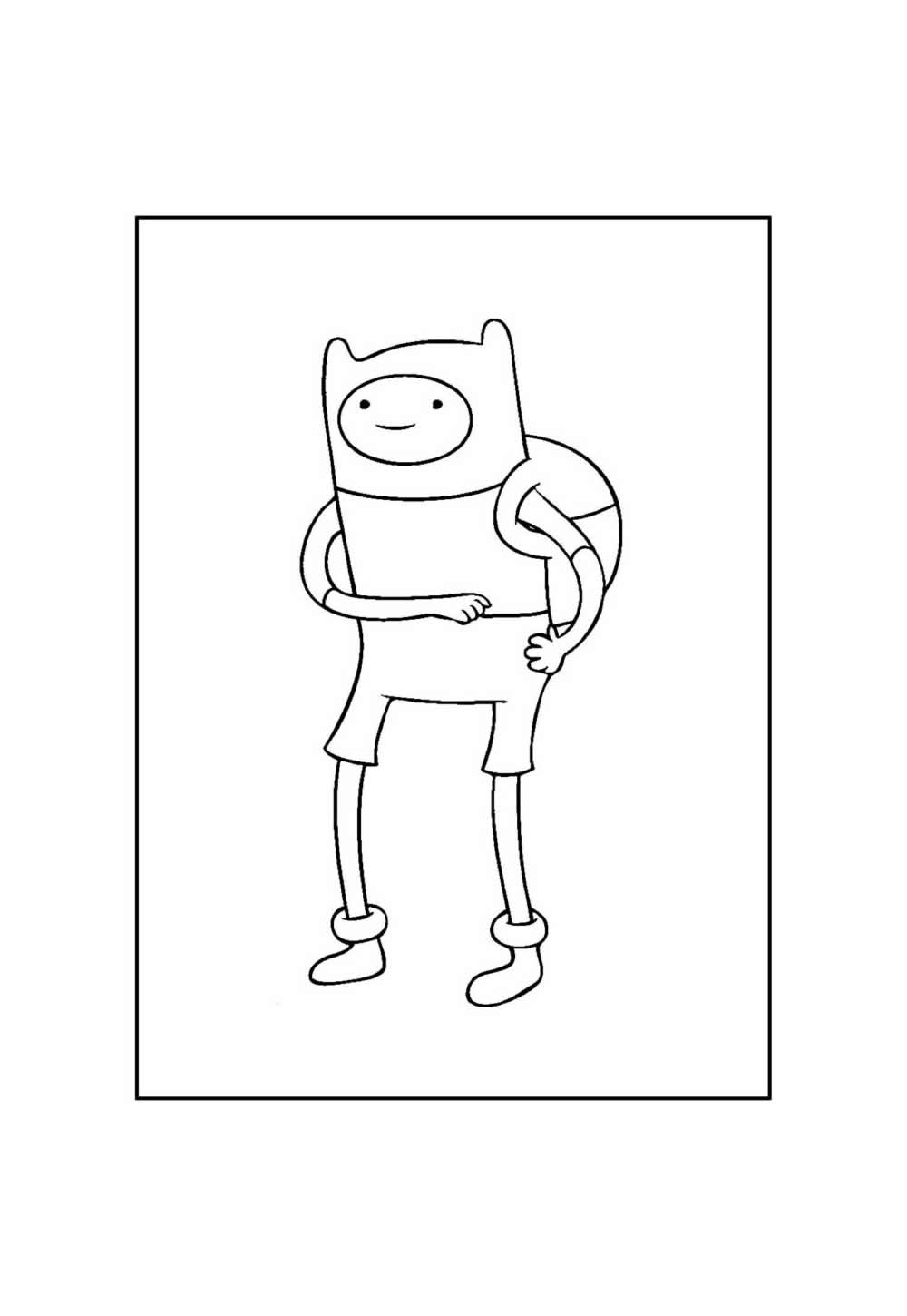 Desenhos A Hora da Aventura Colorir