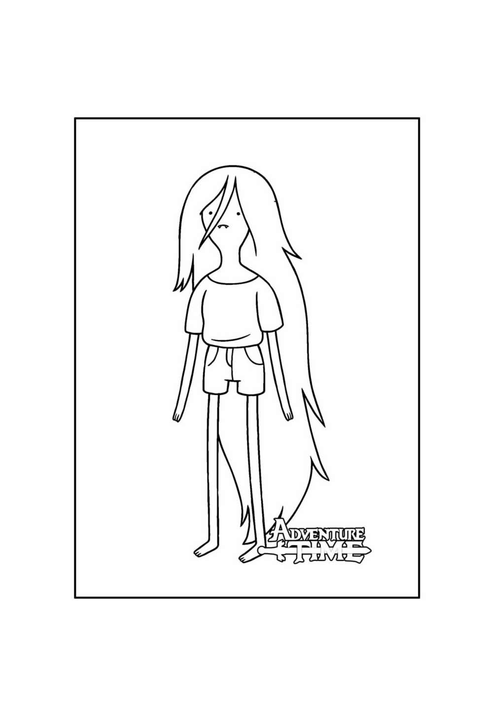 Desenho A Hora da Aventura Colorir