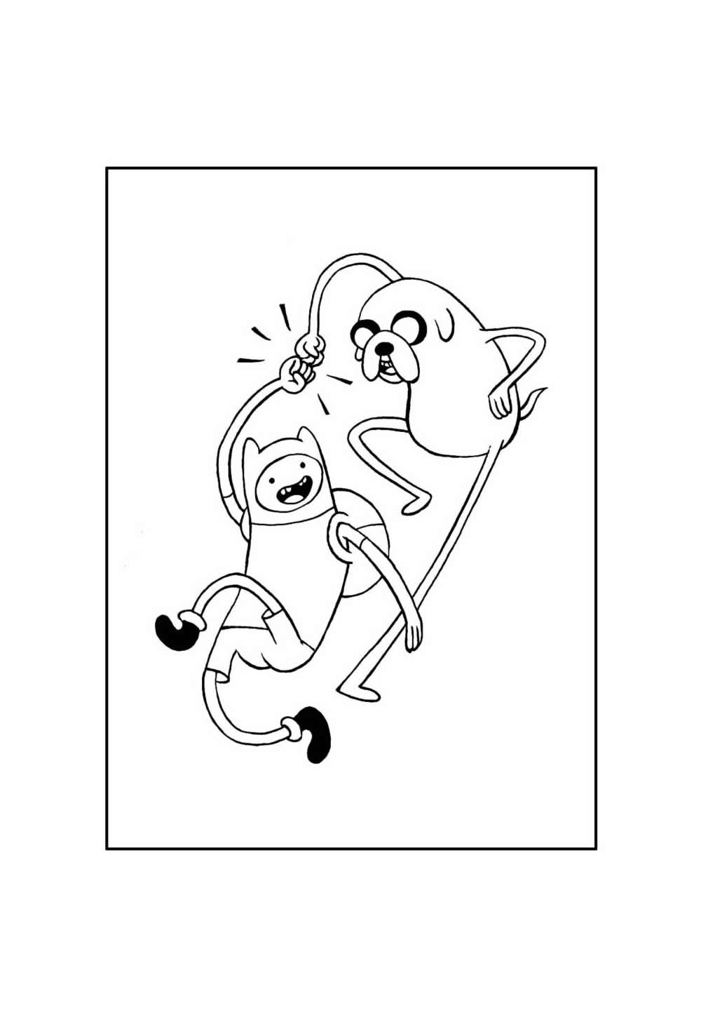 Desenhos A Hora da Aventura Colorir