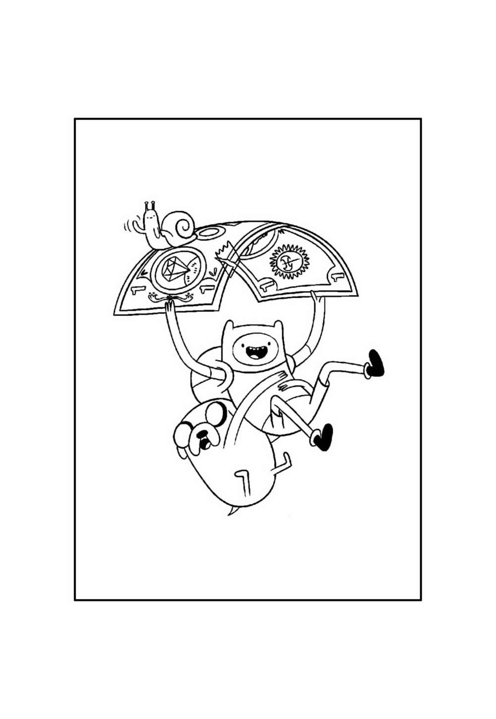 Desenhos A Hora da Aventura Colorir