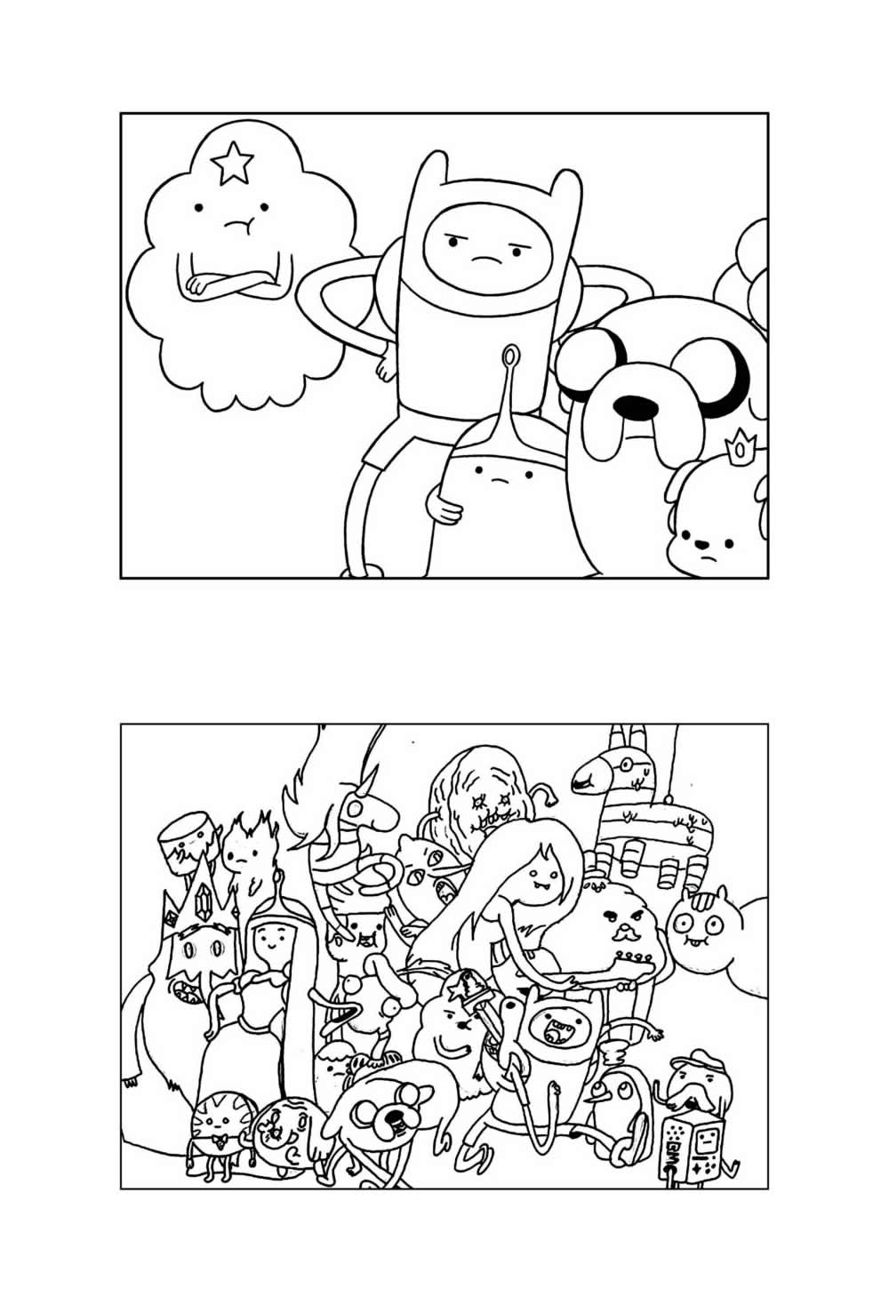 Desenhos de A Hora da Aventura Colorir