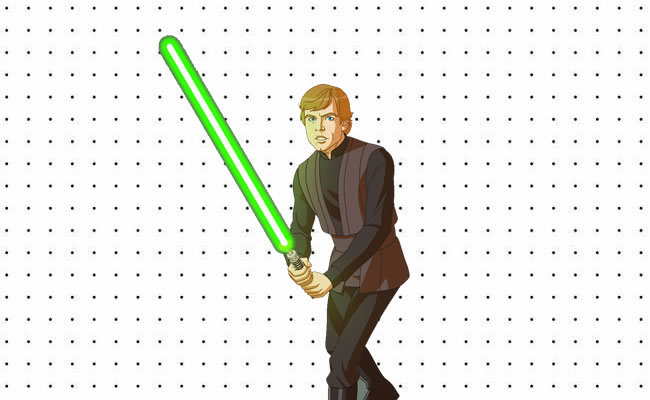 Desenho de Star Wars para colorir