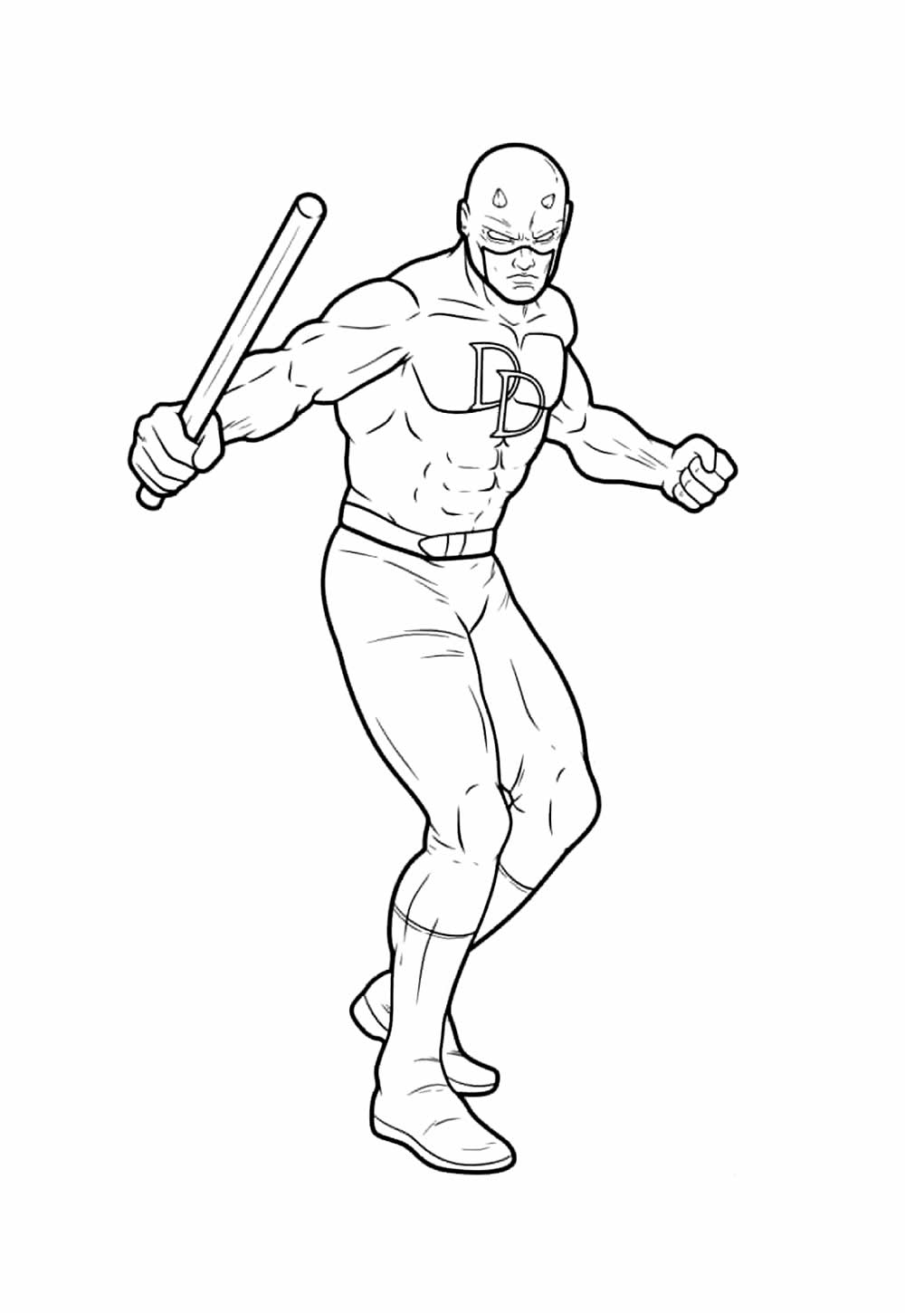 Desenho do Demolidor