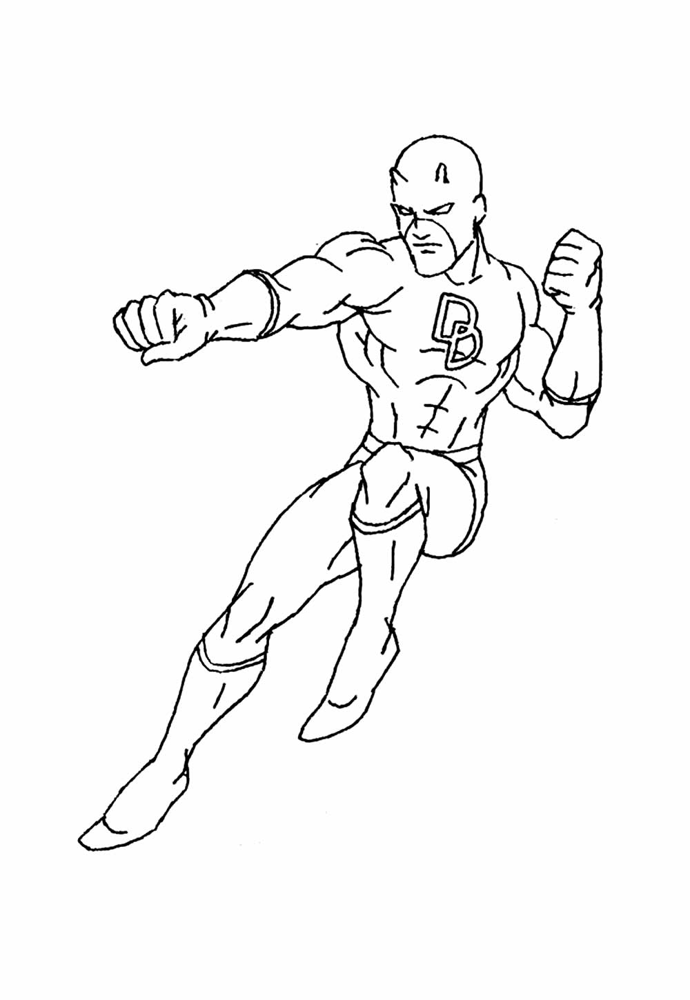 Desenho do Demolidor