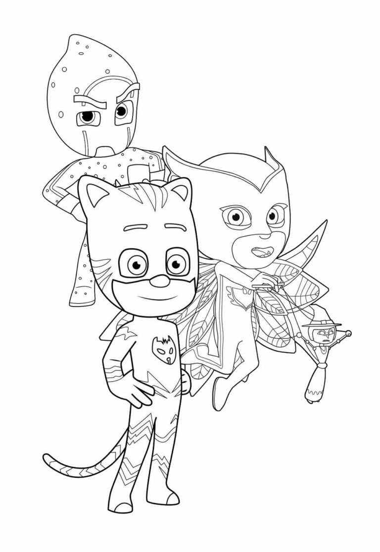 Desenhos do Menino-Gato para colorir - Bora Colorir