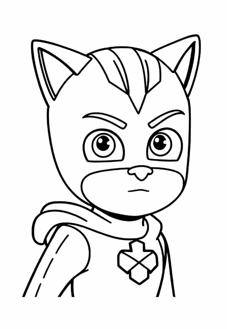Desenhos do Menino-Gato para colorir - Bora Colorir
