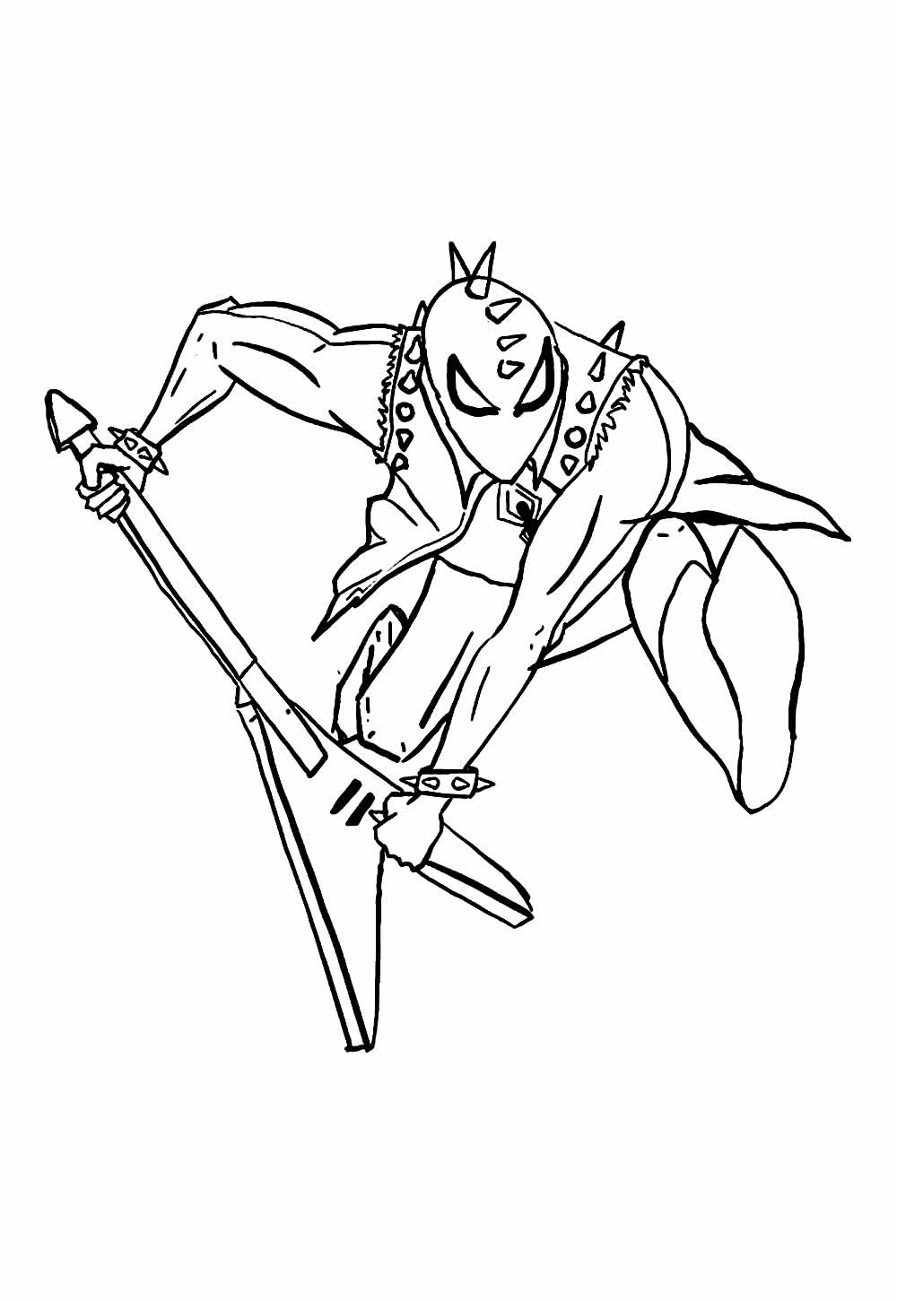 Desenho do Punk-Aranha